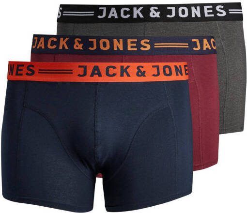 Jack & Jones PlusSize Boxershort JACLICHFIELD TRUNKS NOOS 3 PACK PLS (set 3 stuks) - Foto 3