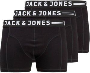Jack & Jones Plus SIZE boxershort met logo in band in een set van 3 stuks model 'SENSE'