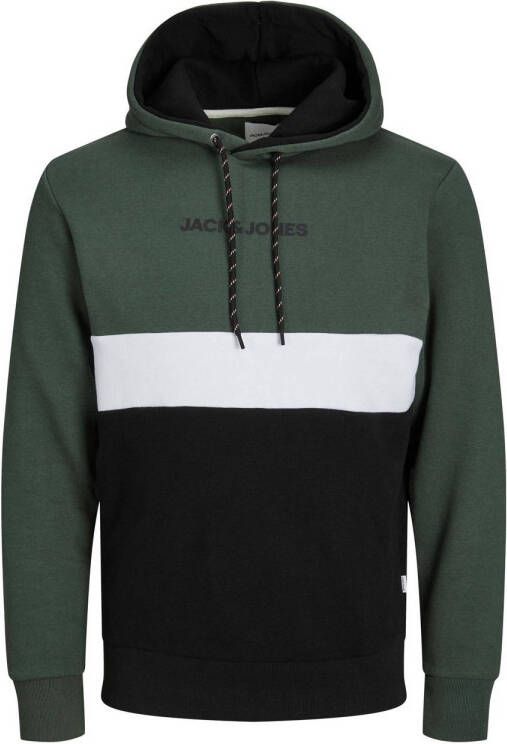 JACK & JONES PLUS SIZE hoodie JJEREID Plus Size groen