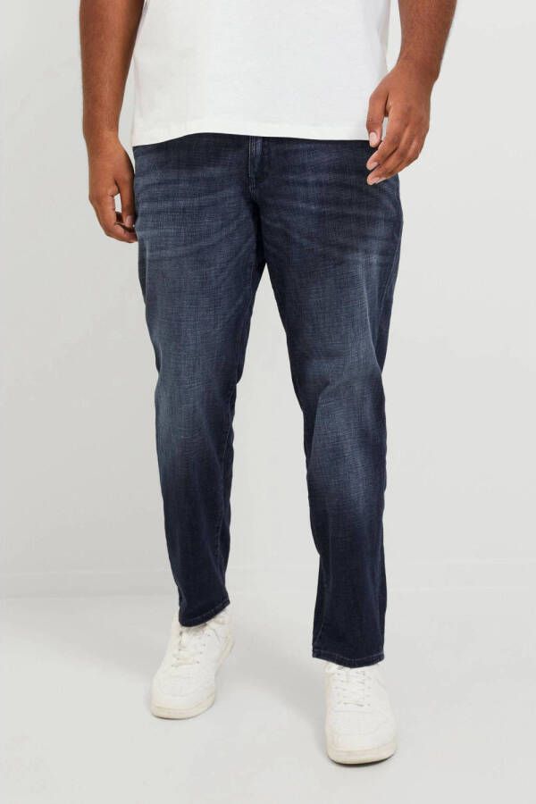 JACK & JONES PLUS SIZE slim fit jeans JJIGLENN Plus Size blue denim