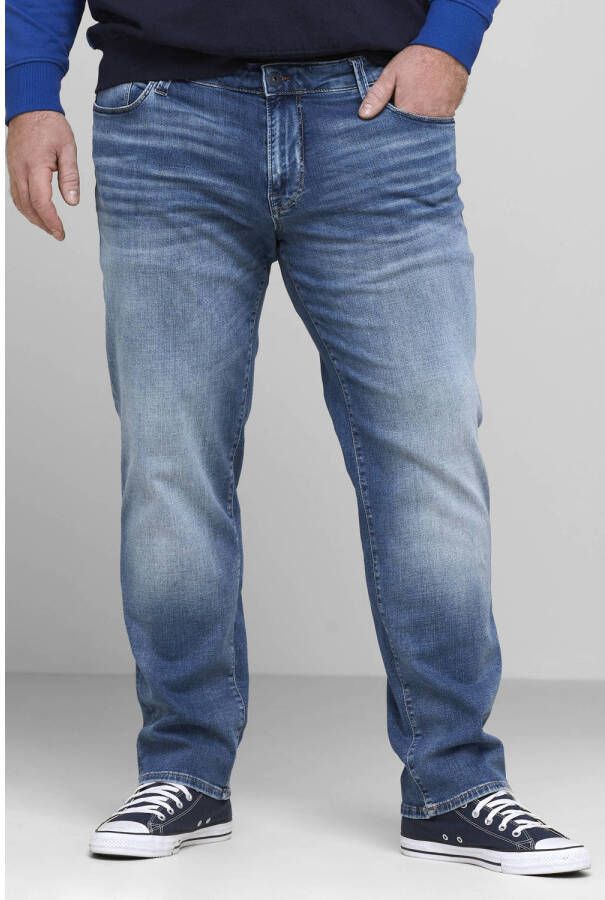 JACK & JONES PLUS SIZE slim fit jeans JJITIM JJICON Plus Size Blue denim 357