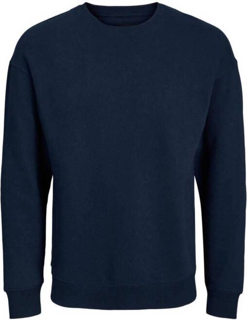 JACK & JONES PLUS SIZE sweater JJEBRADLEY Plus Size donkerblauw