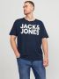 JACK & JONES PLUS SIZE T-shirt JJECORP Plus Size met logo navy blazer - Thumbnail 1