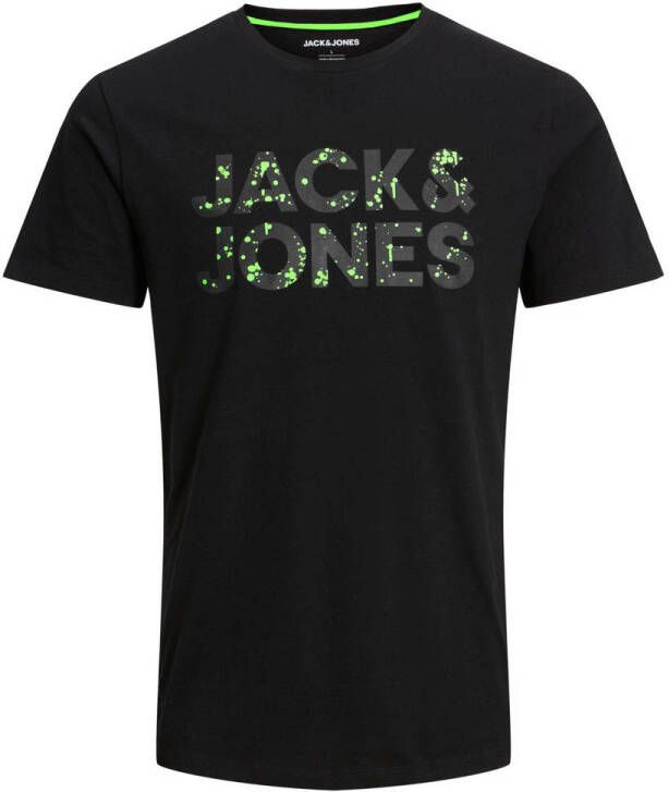 Jack & Jones Shirt met korte mouwen JJ JJNEON POP TEE SS CREW NE
