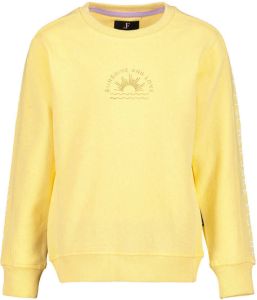 Jake Fischer sweater met logo geel