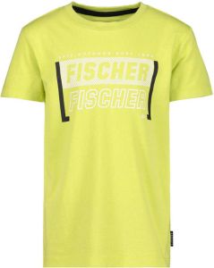 Jake Fischer T-shirt met logo groen