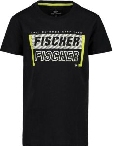 Jake Fischer T-shirt met logo zwart