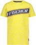 Jake Fischer T-shirt met printopdruk geel Jongens Katoen Ronde hals Printopdruk 104 - Thumbnail 1