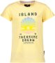 Jake Fischer T-shirt met printopdruk geel Meisjes Stretchkatoen Ronde hals 116 - Thumbnail 1
