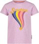 Jake Fischer T-shirt met printopdruk lila Paars Meisjes Stretchkatoen Ronde hals 152 - Thumbnail 1