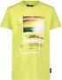 Jake Fischer T-shirt met printopdruk limegroen Jongens Katoen Ronde hals 128 - Thumbnail 1