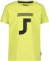 Jake Fischer T-shirt met printopdruk limegroen Jongens Katoen Ronde hals 116 - Thumbnail 1