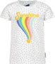 Jake Fischer T-shirt met printopdruk wit Meisjes Stretchkatoen Ronde hals 164 - Thumbnail 1