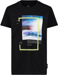 Jake Fischer T-shirt met printopdruk zwart