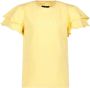 Jake Fischer T-shirt met ruches geel Meisjes Stretchkatoen Ronde hals Effen 164 - Thumbnail 1