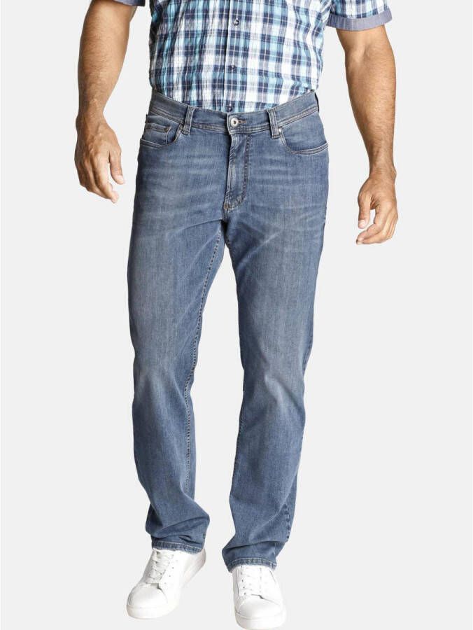 Jan Vanderstorm +FIT Collectie loose fit jeans TUMAN! Plus Size blauw