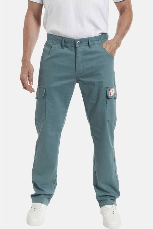 Jan Vanderstorm +FIT Collectie regular fit broek TUURE Plus Size groen