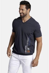 Jan Vanderstorm +FIT Collectie T-shirt GILBRECHT Plus Size met printopdruk donkerblauw