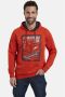 Jan Vanderstorm hoodie ISVALI Plus Size met printopdruk oranje - Thumbnail 1