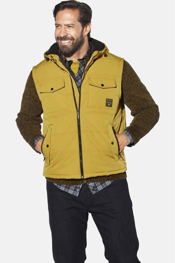 Jan Vanderstorm bodywarmer FJORDHEIM Plus Size olijfgroen