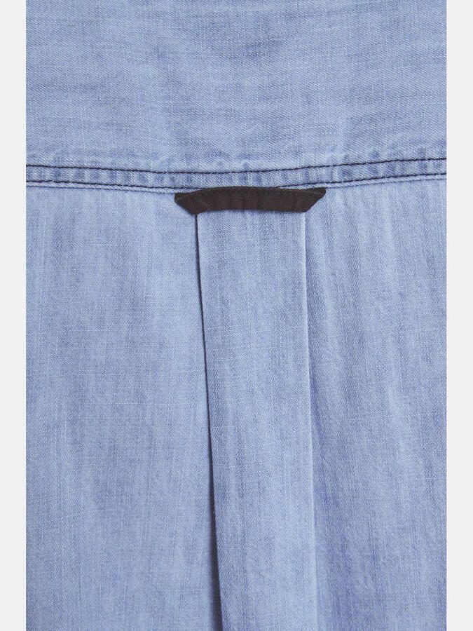 Jan Vanderstorm casual overhemd blauw