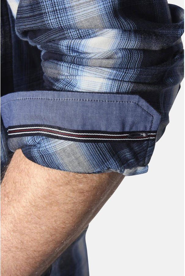 Jan Vanderstorm casual overhemd blauw - Foto 2