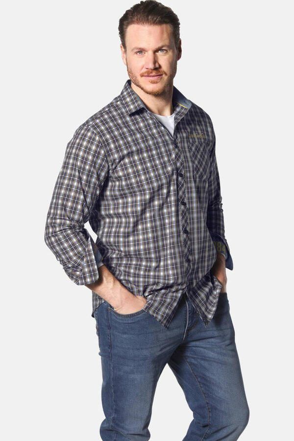 Jan Vanderstorm casual overhemd blauw - Foto 3