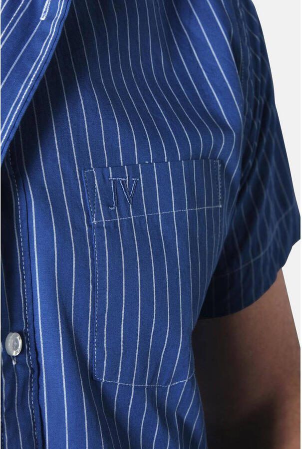 Jan Vanderstorm casual overhemd blauw - Foto 2