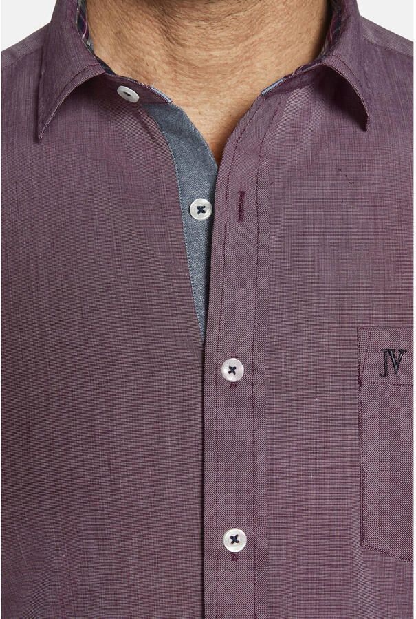 Jan Vanderstorm casual overhemd JULIAN Plus Size rood (set van 2) - Foto 2