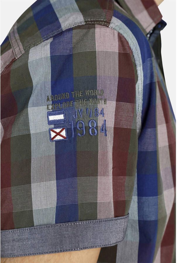 Jan Vanderstorm Geruit overhemd REEDO Katoenen overhemd comfort fit - Foto 3