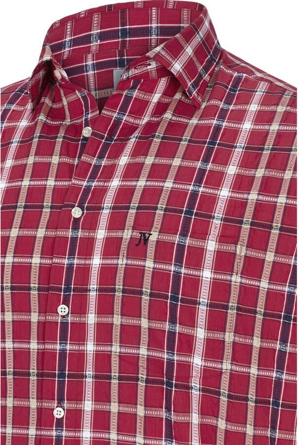 Jan Vanderstorm Overhemd met korte mouwen FEELIKS van luchtige seersucker - Foto 3