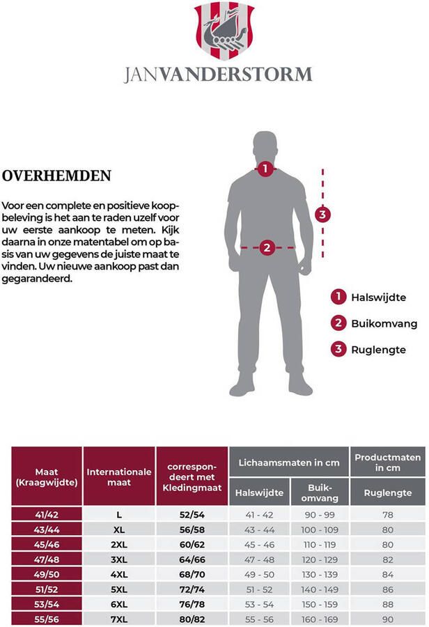 Jan Vanderstorm Overhemd met korte mouwen FREYDIS maritiem vrijetijdsoverhemd