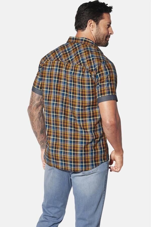 Jan Vanderstorm casual overhemd URTHOR Plus Size multi