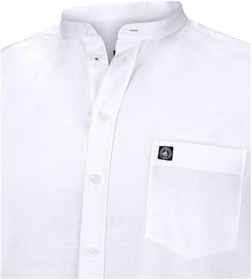 Jan Vanderstorm Overhemd met lange mouwen KALLU in linnen look