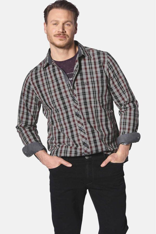 Jan Vanderstorm casual overhemd zwart