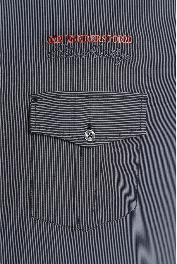 Jan Vanderstorm Overhemd met korte mouwen AABEL Katoenen overhemd comfort fit - Foto 2