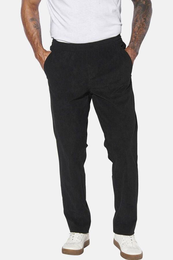 Jan Vanderstorm +FIT Collectie HESTALD corduroy loose casual broek Plus Size donkerblauw (set van 2) - Foto 2