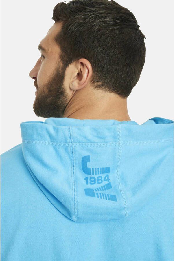 Jan Vanderstorm +FIT Collectie hoodie JEPPE Plus Size blauw - Foto 2