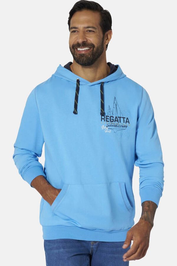 Jan Vanderstorm +FIT Collectie hoodie Plus Size GUNDBERT blauw - Foto 2