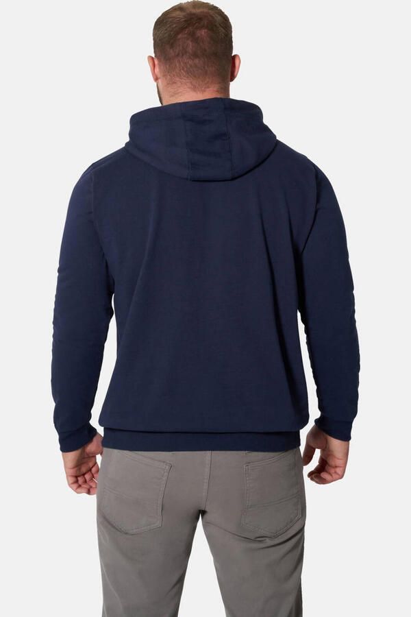 Jan Vanderstorm +FIT Collectie hoodie SANNO donkerblauw - Foto 3