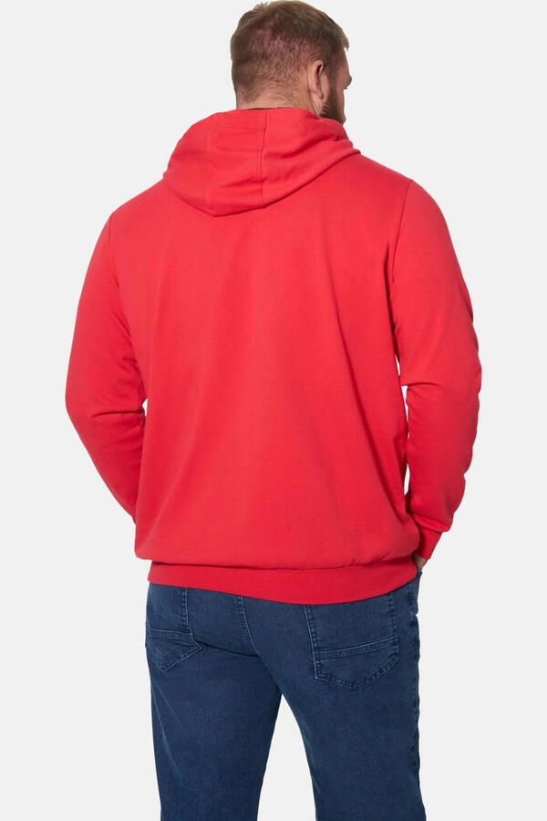 Jan Vanderstorm +FIT Collectie hoodie WILMER rood - Foto 3