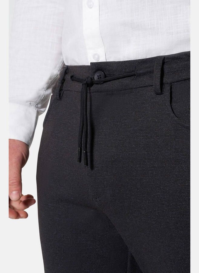 Jan Vanderstorm +FIT Collectie KROSON regular casual broek zwart - Foto 2
