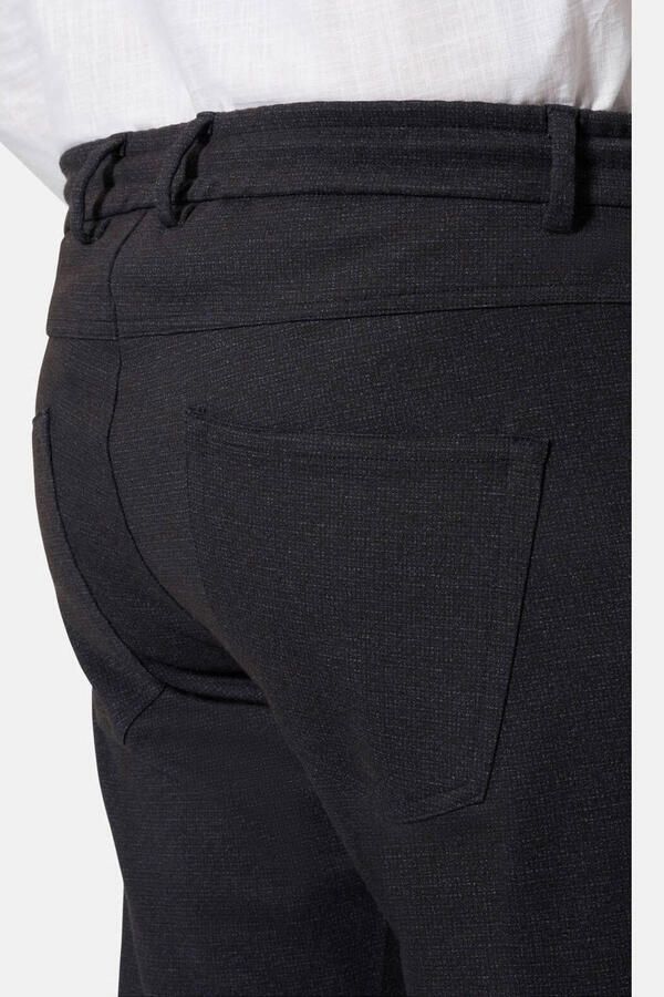 Jan Vanderstorm +FIT Collectie KROSON regular casual broek zwart - Foto 3