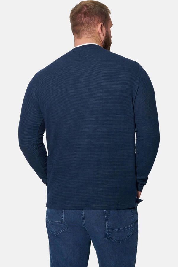 Jan Vanderstorm +FIT Collectie longsleeve AKKA donkerblauw - Foto 3