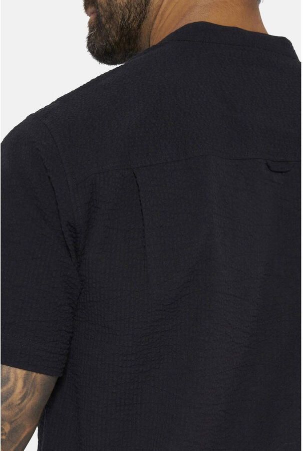 Jan Vanderstorm +FIT Collectie loose casual overhemd Plus Size zwart - Foto 2