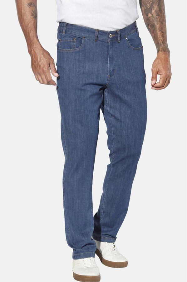 Jan Vanderstorm +FIT Collectie loose fit jeans INGSEN Plus Size blauw (set van 2) - Foto 2