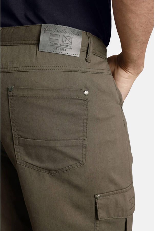 Jan Vanderstorm +FIT Collectie loose fit short HEIMERAM Plus Size olijfgroen - Foto 2