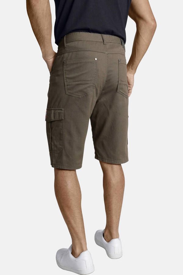 Jan Vanderstorm +FIT Collectie loose fit short HEIMERAM Plus Size olijfgroen - Foto 3