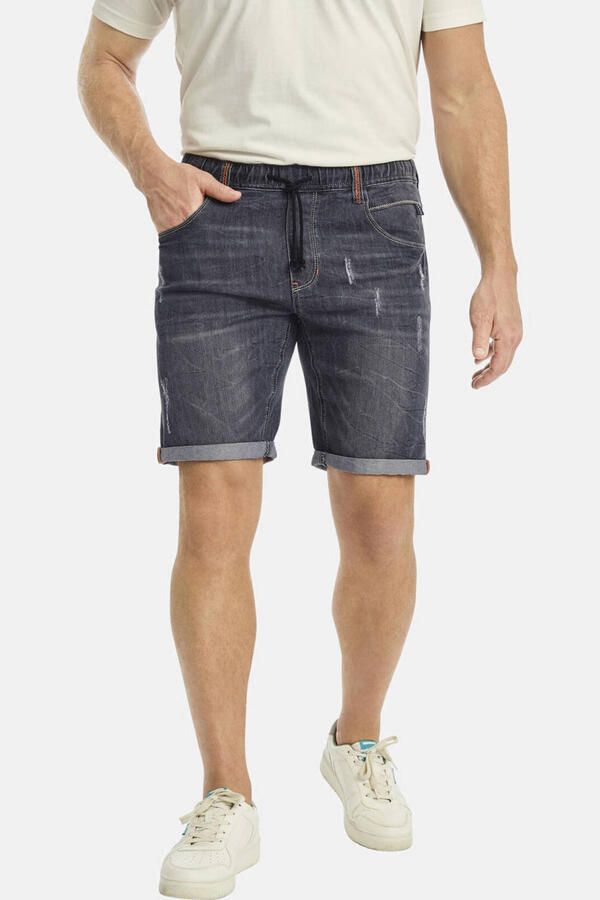 Jan Vanderstorm +FIT Collectie loose fit short LAMBRIT Plus Size grijs