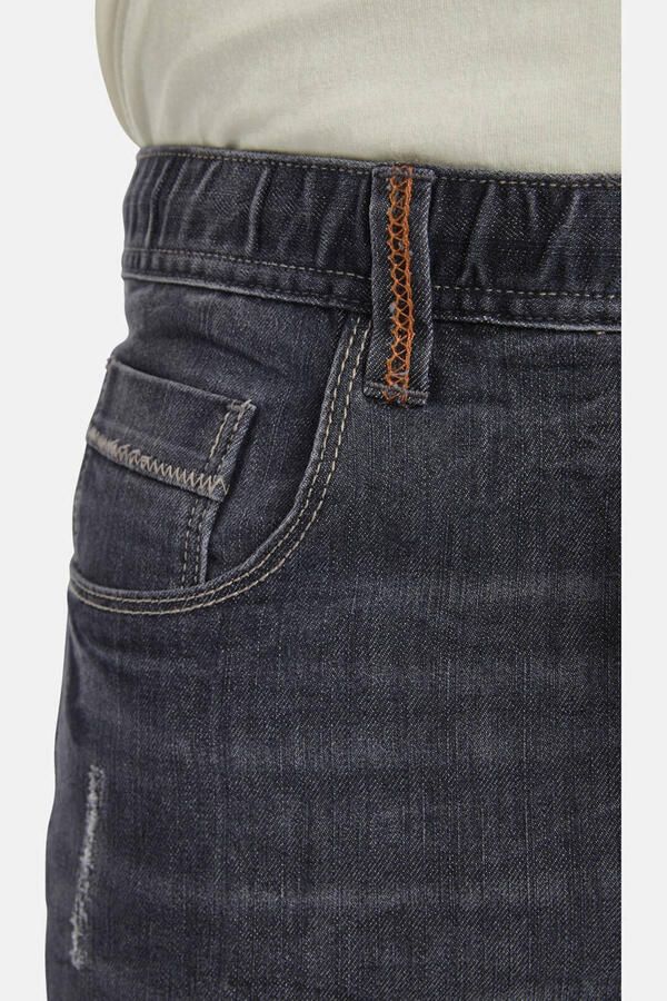 Jan Vanderstorm +FIT Collectie loose fit short LAMBRIT Plus Size grijs - Foto 2